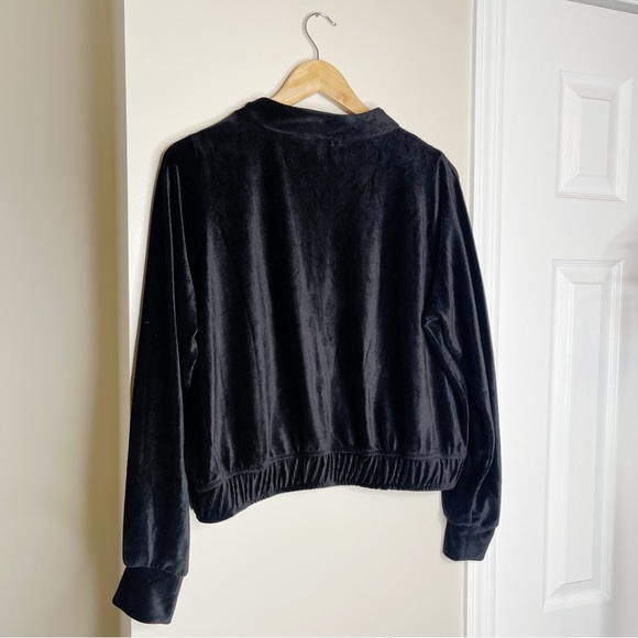 Fashion Nova Cropped Half Zip Ribbed Pullover - Picture 6 of 6